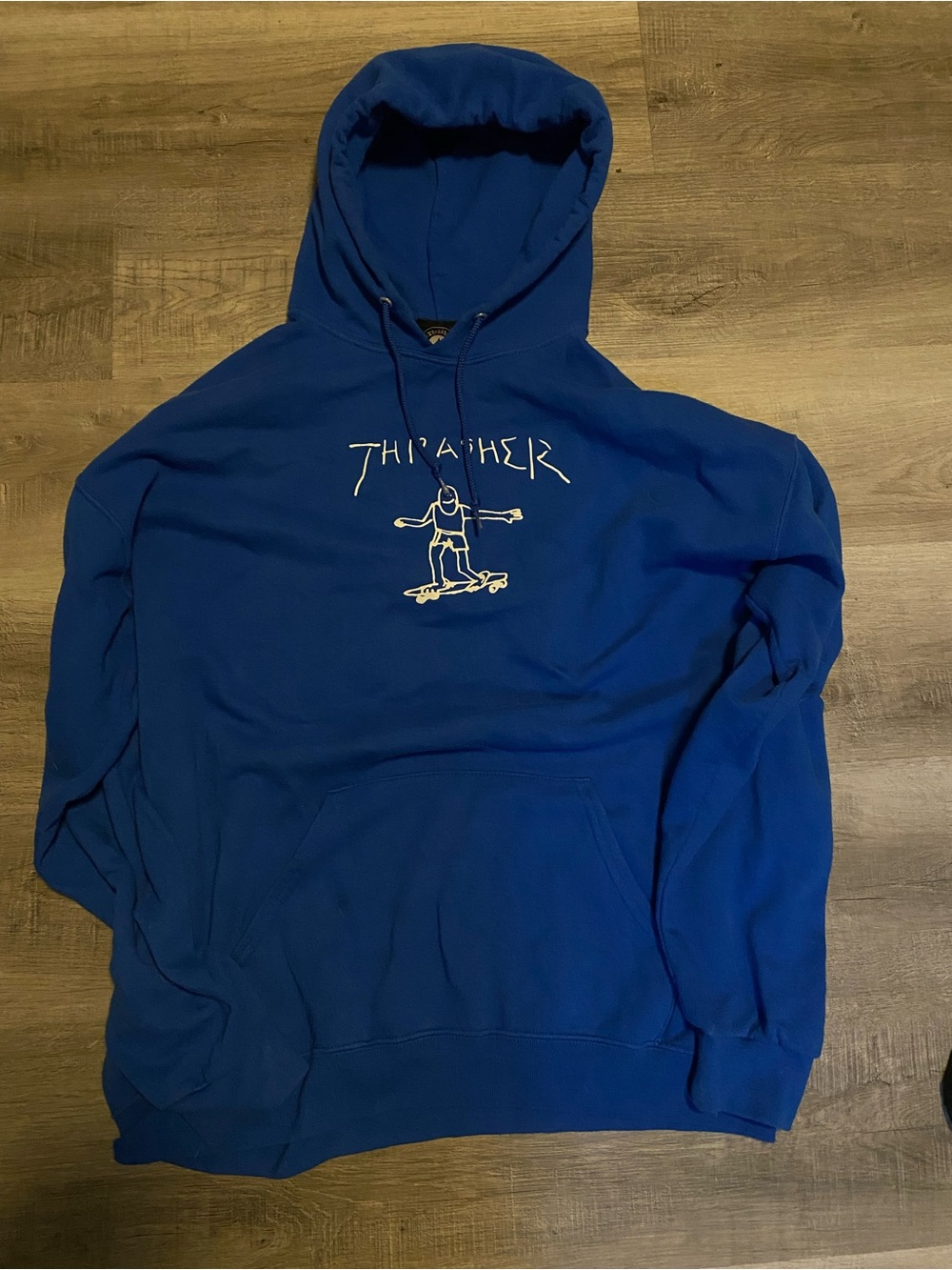 Thrasher Royal Blue Skate Graphic Pullover Hoodie - Men